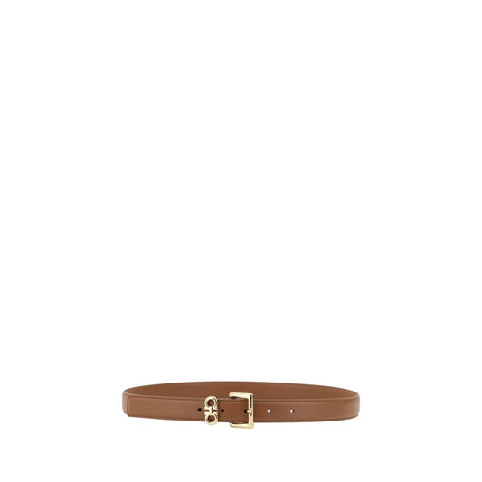 Ferragamo Brown Calf Leather Bos Taurus Regular Belt
