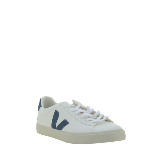 Veja White Calf Leather Bos Taurus Sneakers