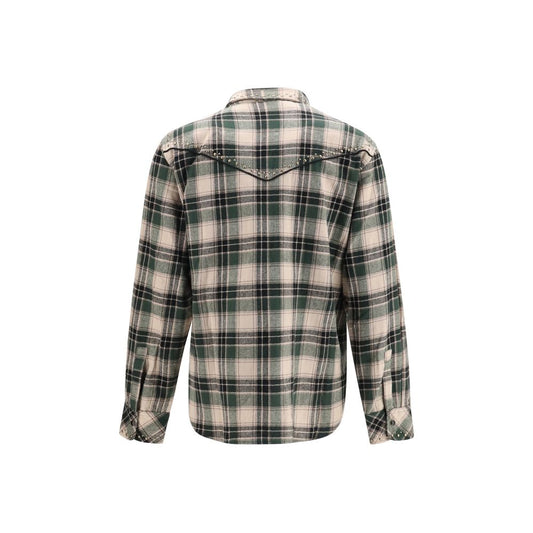 P.A.R.O.S.H. Bicolor Cotton Pattern Shirt