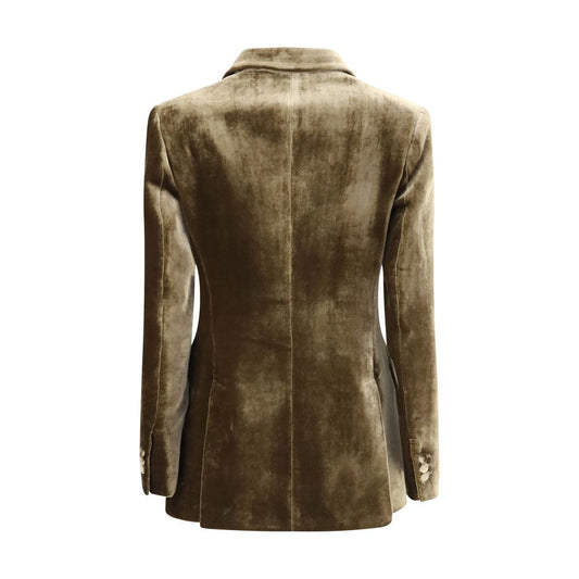 P.A.R.O.S.H. Brown Viscose Blazer