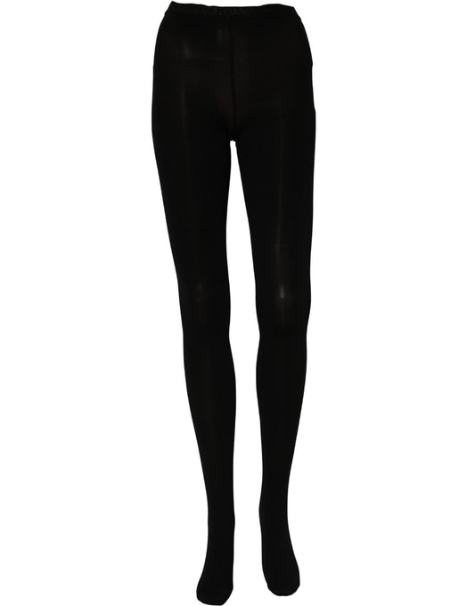 Dolce & Gabbana Black Nylon Tights Stockings Pantyhose Socks