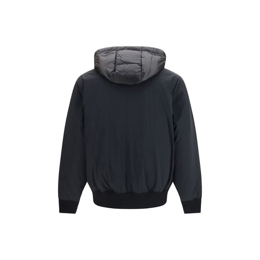 Moose Knuckles Black Nylon Full-Length Jacket