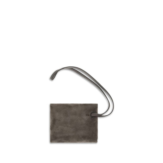 Brunello Cucinelli Brown Calf Leather Bos Taurus Keychain