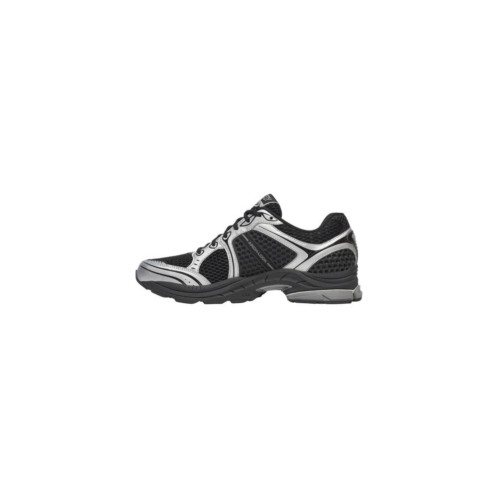 Saucony schwarze athletische Sneaker aus Synthetik
