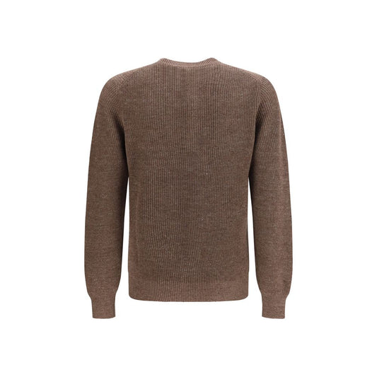 Brunello Cucinelli Brown Linen Sweatshirt