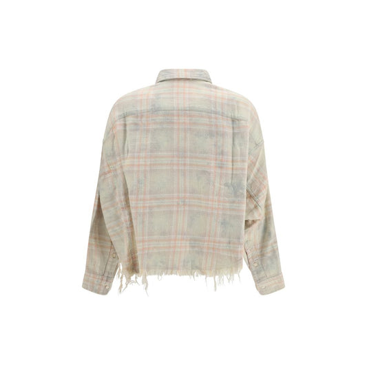 R13 Beige Denim Shirt