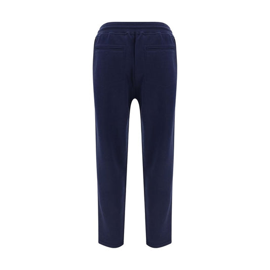 Brunello Cucinelli Blue Cotton Joggers (Workout Pants)