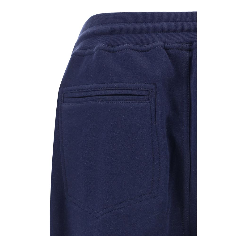 Brunello Cucinelli Blaue Jogginghose aus Baumwolle
