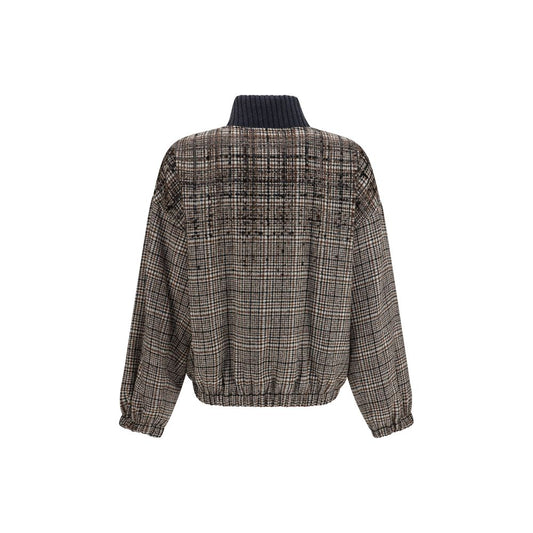 Brunello Cucinelli Beige Polyamide Full-Length Jacket
