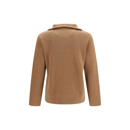 Valentino Garavani Braunes Woll-Oves-Aries-Sweatshirt