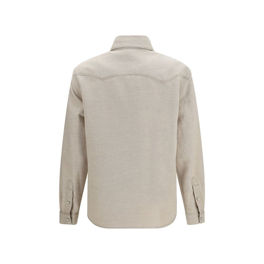 Fendi Beige Denim Shirt