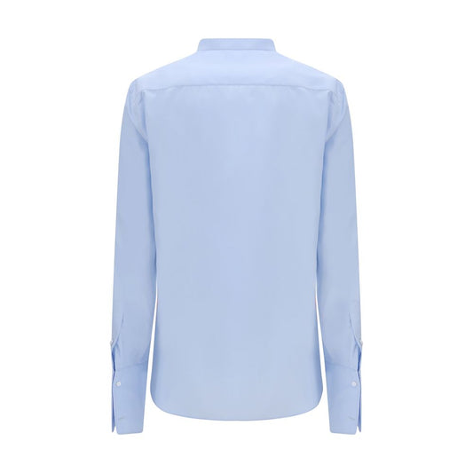 Fendi Blue Cotton Dress Shirt