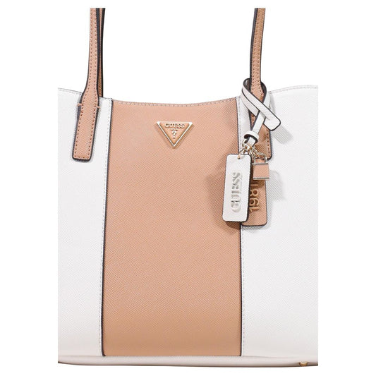 Guess Beige Polyethylene Handbag