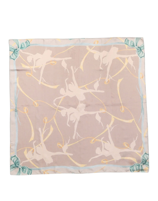 Dolce & Gabbana Men Multicolor Ballerina Floral Foulard Scarf