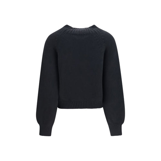Khaite Black Cashmere Sweater