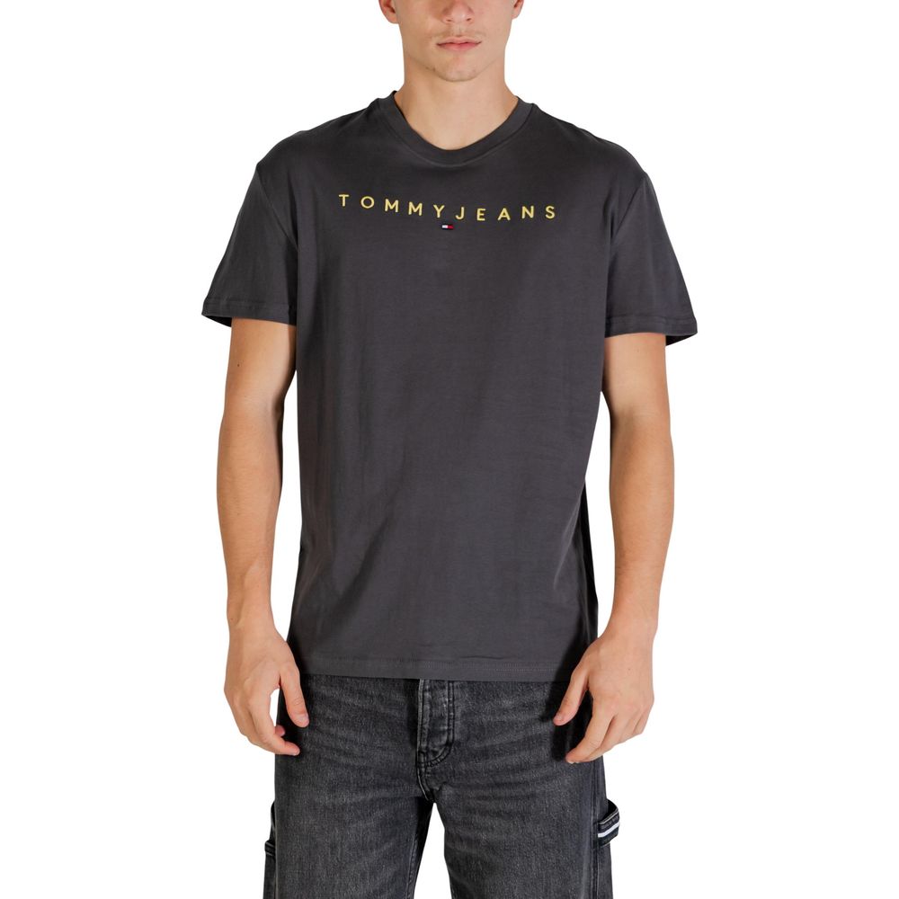 Tommy Hilfiger Jeans Gray Recycled Cotton T-Shirt