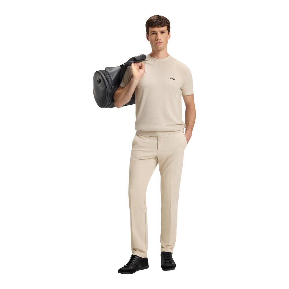 Hugo Boss Beige Polyester Skinny-Hose