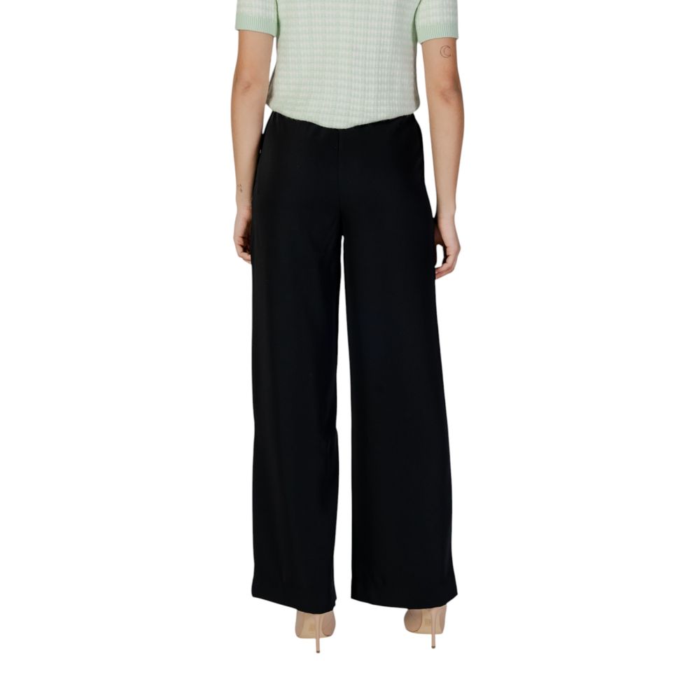 Morgan De Toi Schwarze Legere Hose aus Polyester