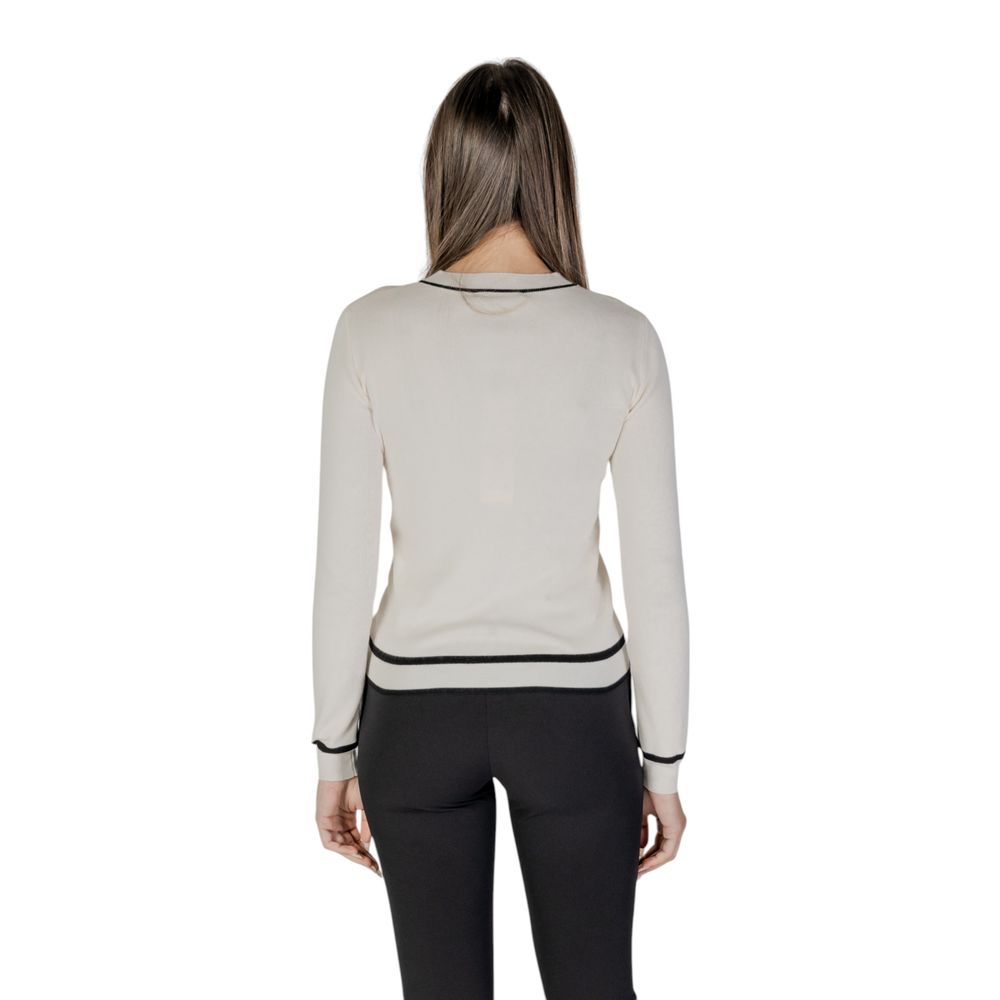 Morgan De Toi Strickjacke aus cremefarbener Viskose