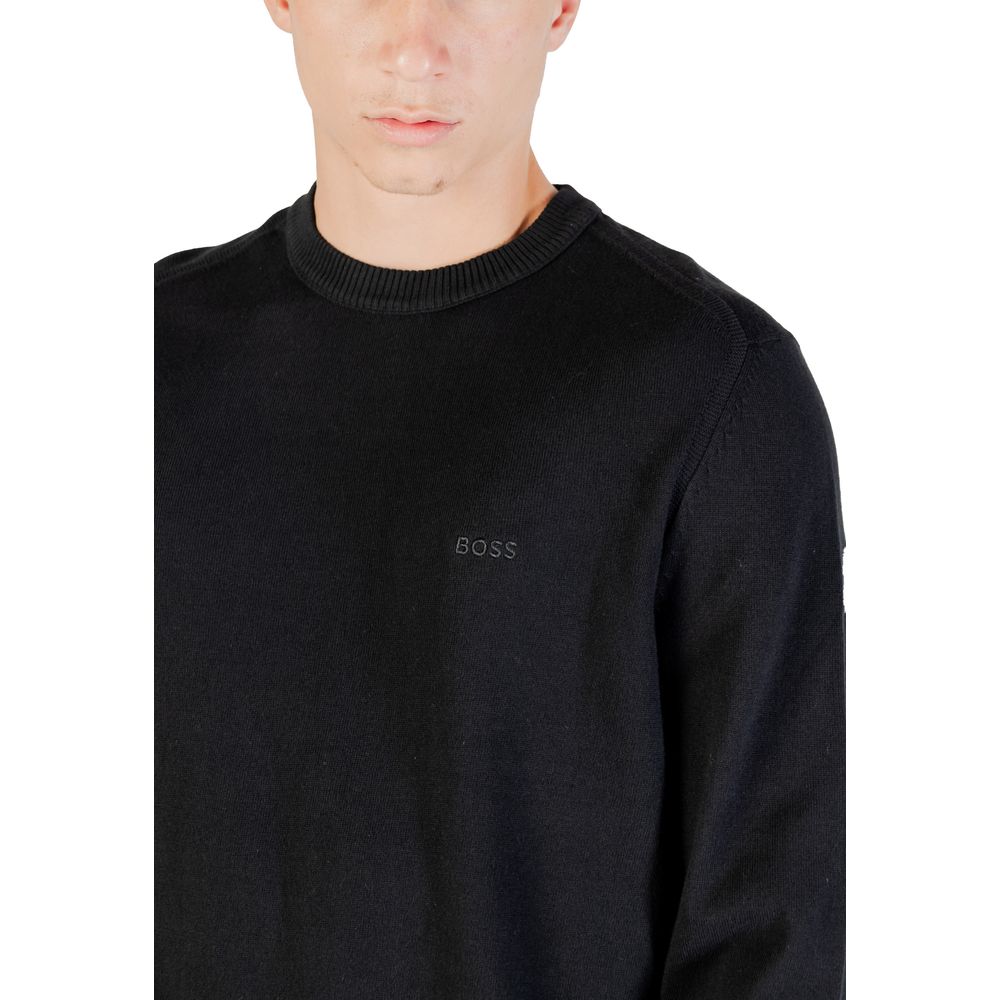 Hugo Boss Schwarzes Baumwoll-Sweatshirt
