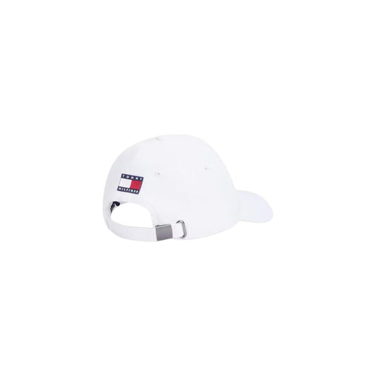 Tommy Hilfiger White Recycled Polyester Cap (Baseball Hat)