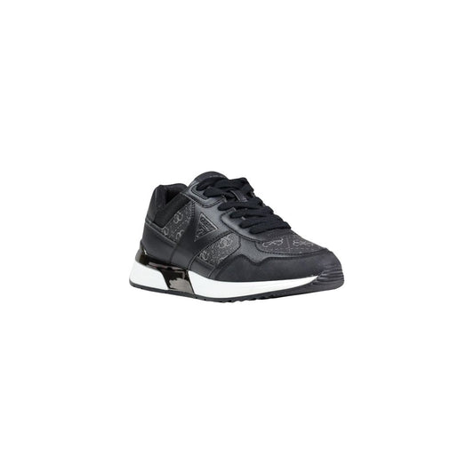 Guess Gray Leather Athletic Sneakers