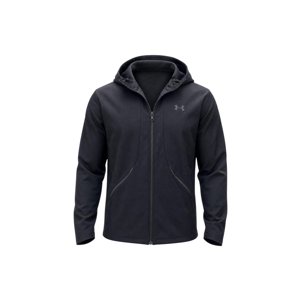 Under Armour Schwarzer Polyester-Kapuzenpullover