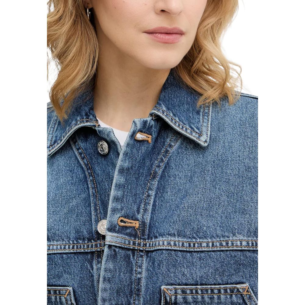 Calvin Klein Jeans Blue Baumwoll-Jeansjacke