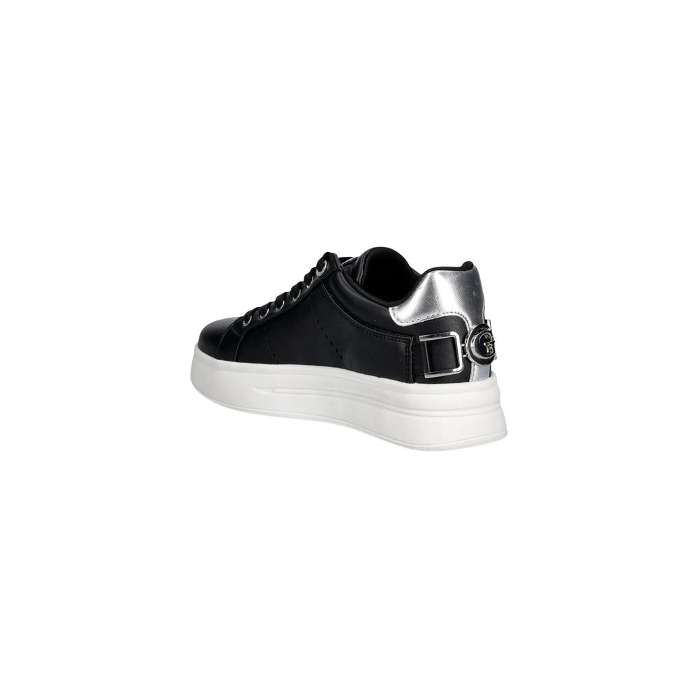 Guess Schwarze Plateau-Sneakers aus Polyethylen