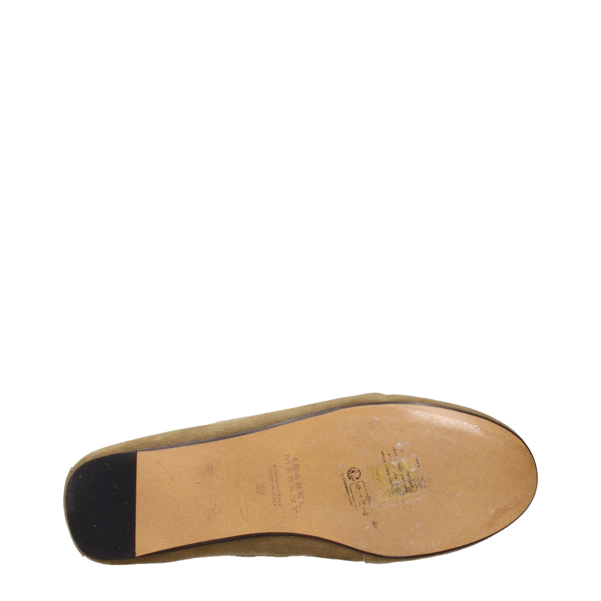 Isabel Marant Braune Leder-Slipper