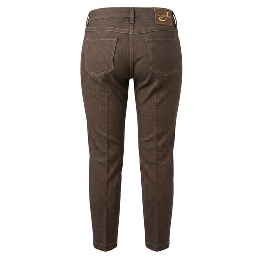 Jacob Cohen Brown Wool Women Pants