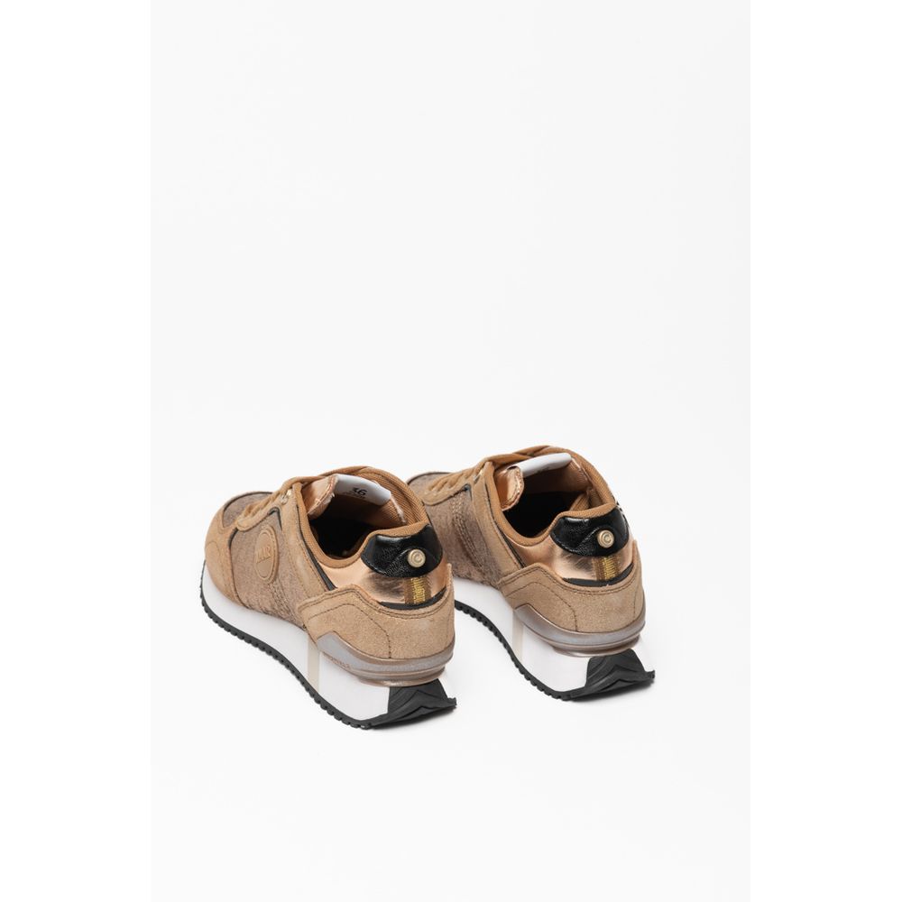 Colmar Bronze Leder Low-Top-Sneaker
