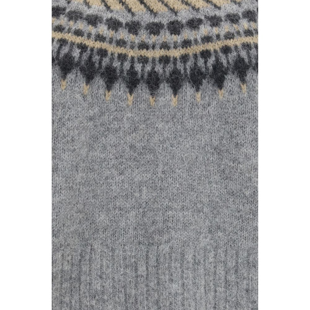 Barbour Sweatshirt aus grauer Polyamidmischung
