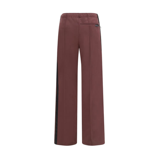 Courrèges Bordeaux Polyester Athletic Pants