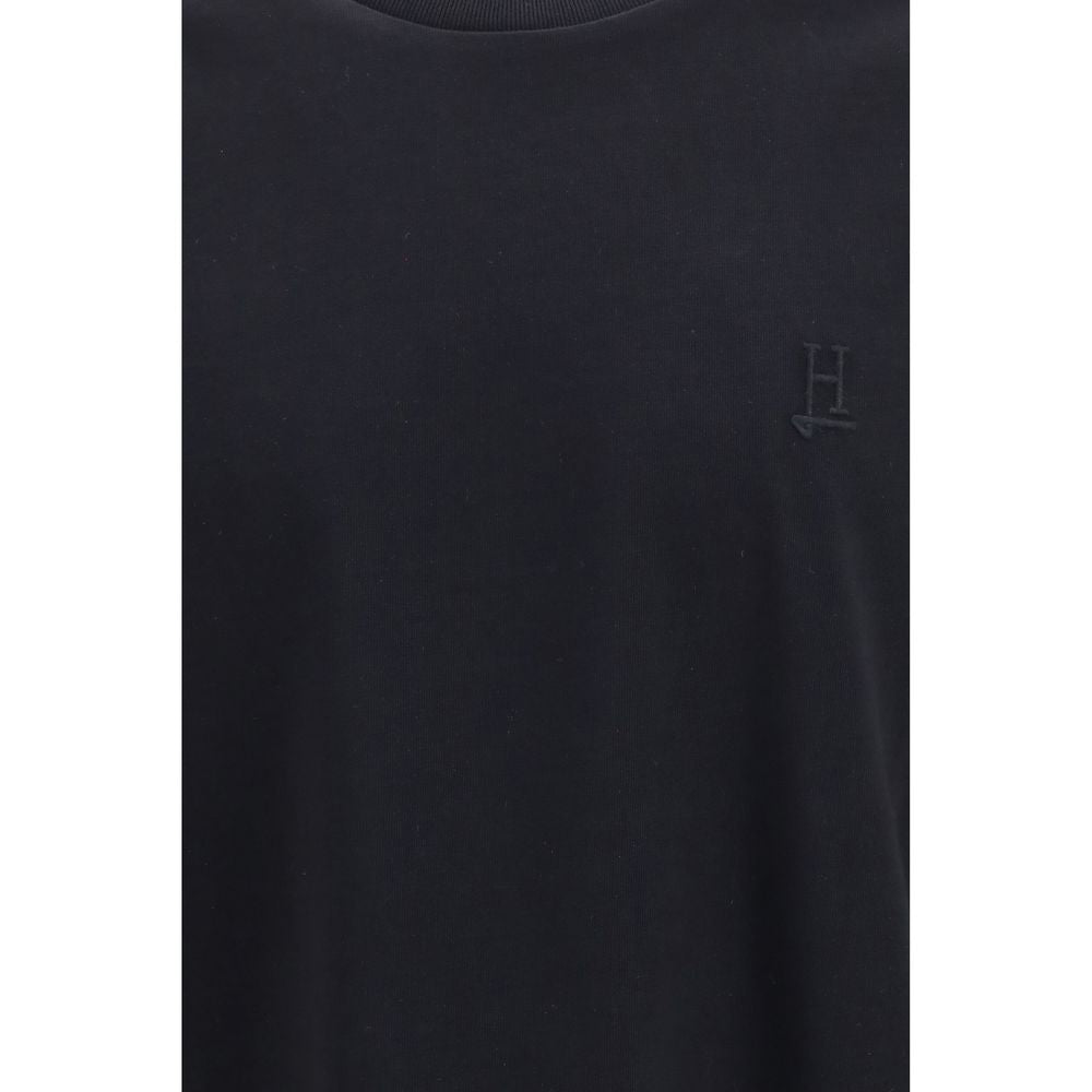 Herno Black Cotton T-Shirt
