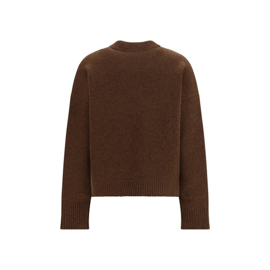 Ami Paris Brown Alpaca Vicugna Pacos Sweatshirt