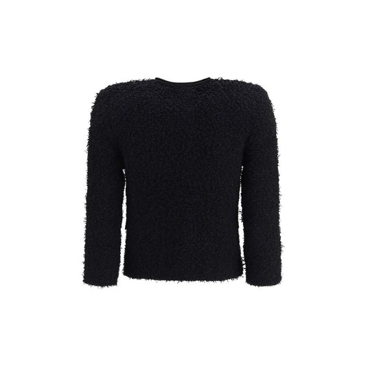 Balmain Black Viscose Shell Jacket