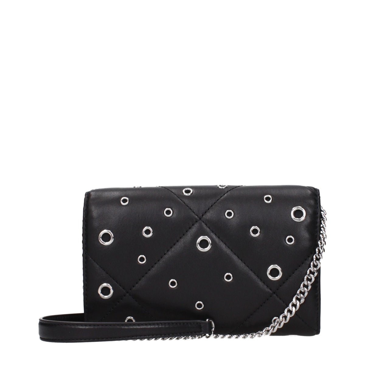 Tory Burch Black Leather Clutch Bag