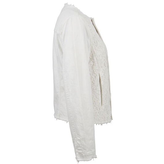 Mr&Mrs Italy White Cotton Women Jacket