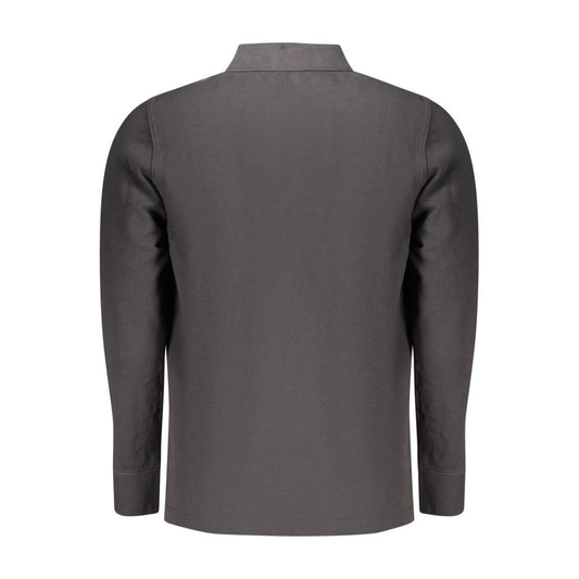Timberland Black Cotton Polo Shirt