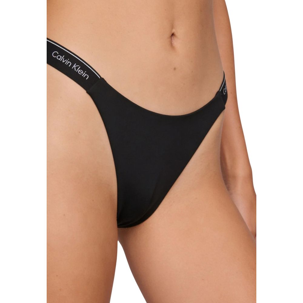 Calvin Klein Jeans Black Recycled Polyester Bikini