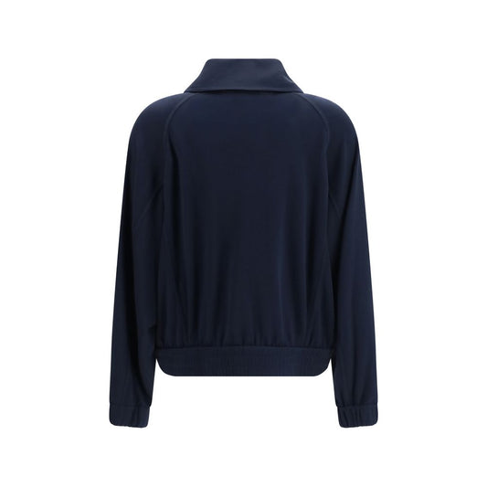 Brunello Cucinelli Blue Cotton Sweatshirt