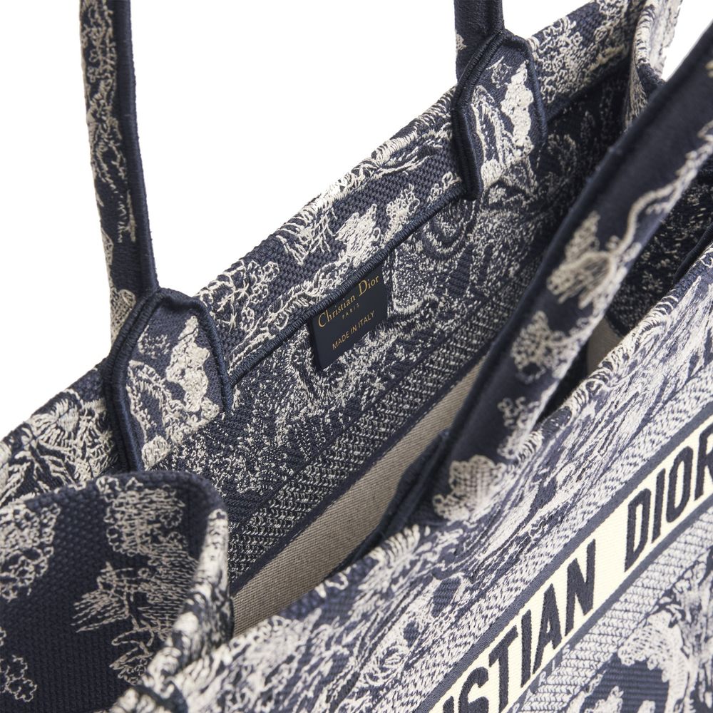 Dior Blue Cotton Tote Bag