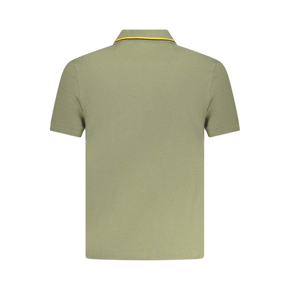 K-WAY Verde Cotton Men Polo