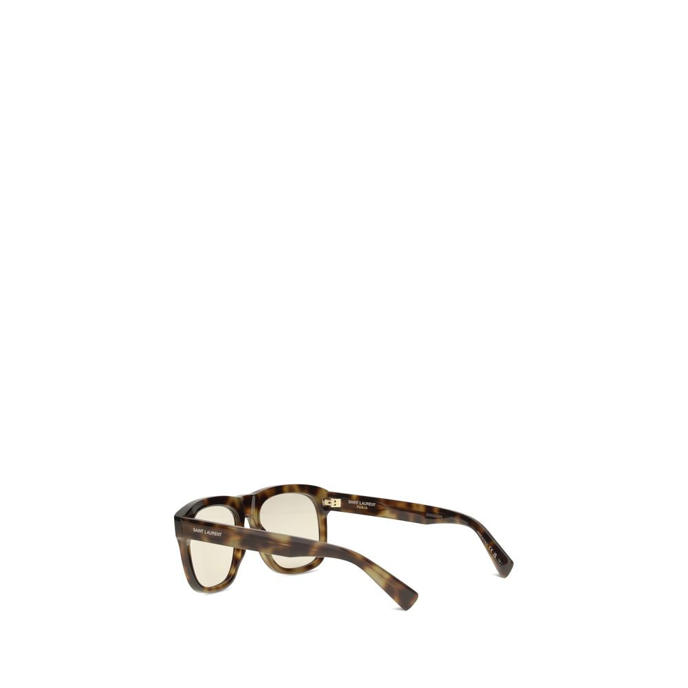 Saint Laurent Brown Acetate Sunglasses