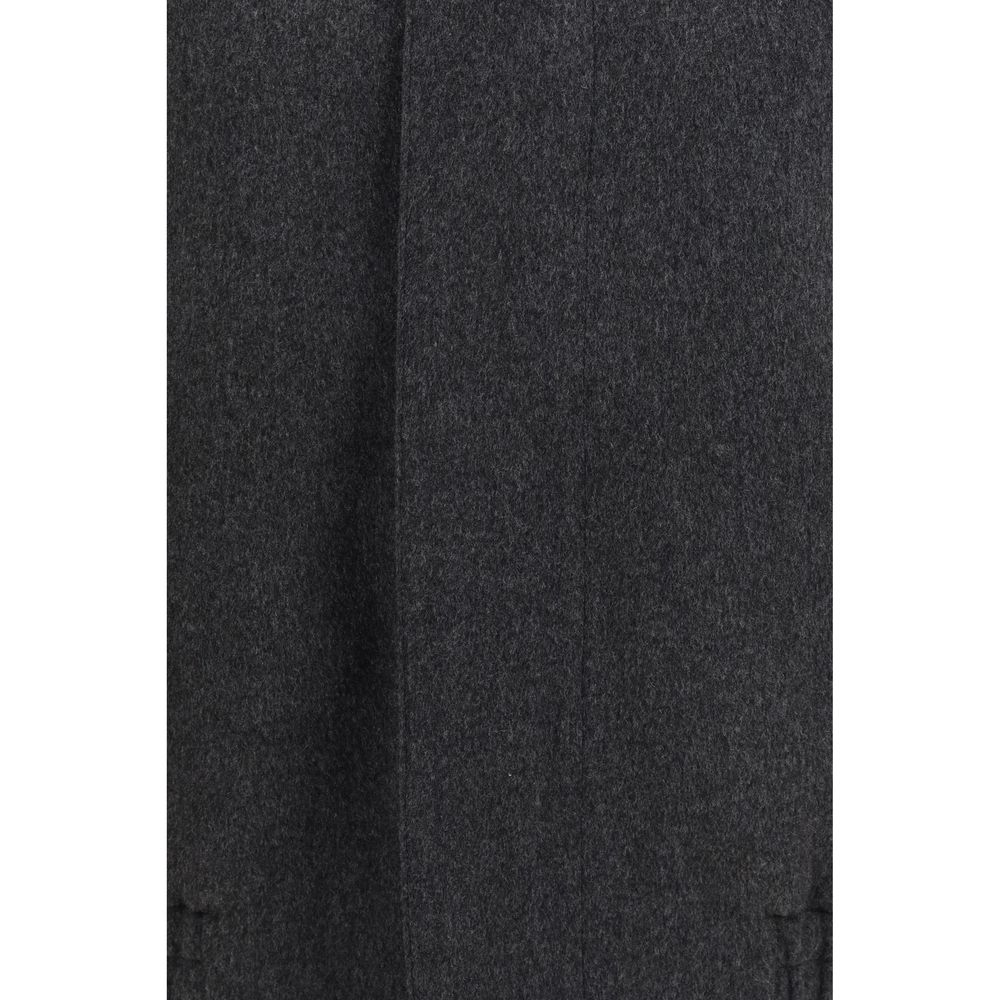 Lardini Gray Wool Oves Aries Bomber