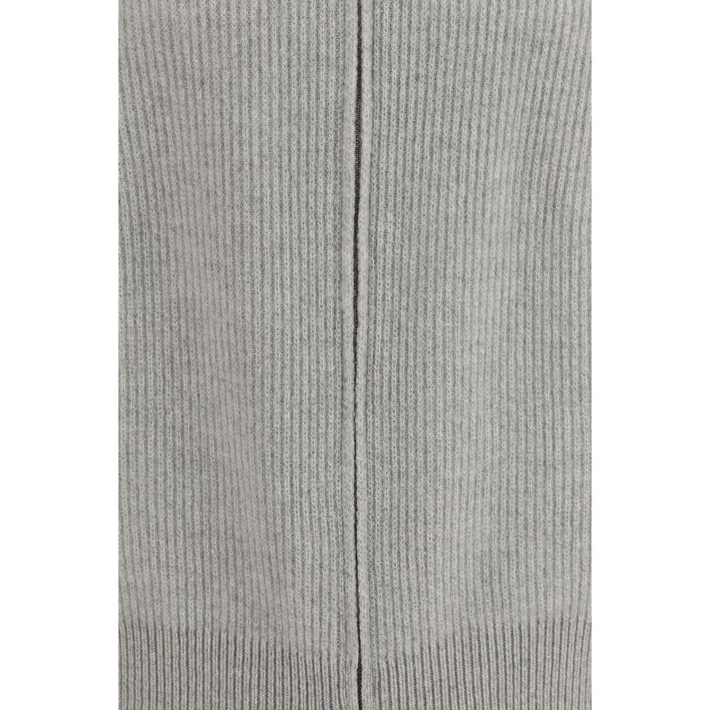 Lardini Gray Wool Oves Aries Sweatshirt