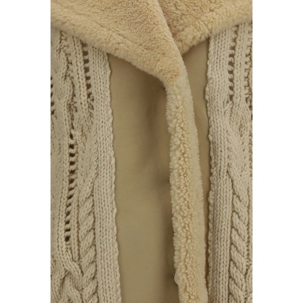 Ermanno Scervino Beige Wool Oves Aries Sweatshirt