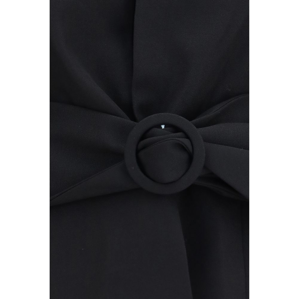 Jacquemus Black Wool Oves Aries Full-Length Jacket