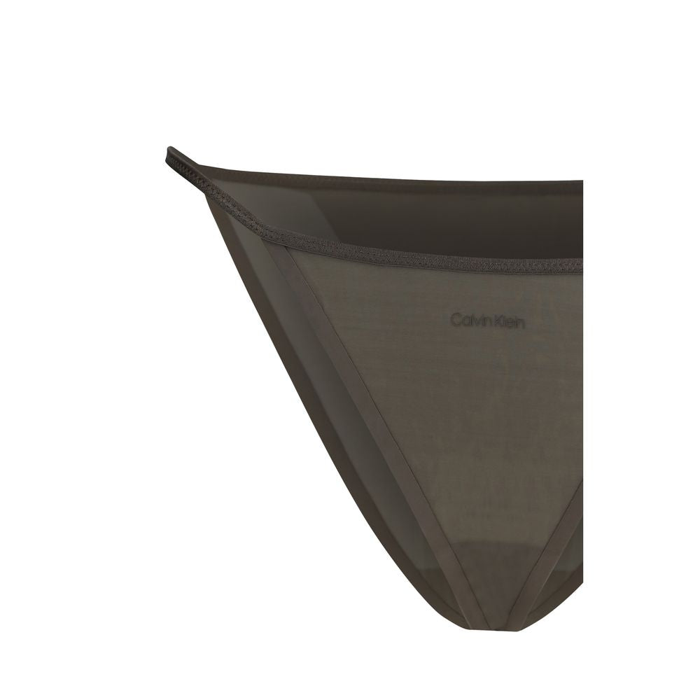 Calvin Klein Gray Nylon Pantie